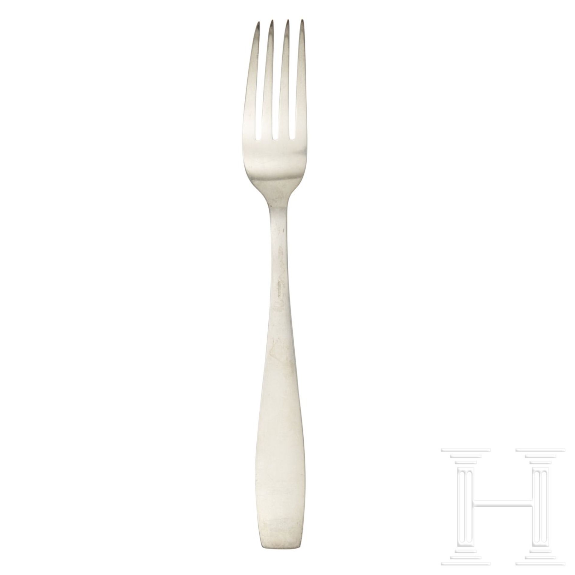 Adolf Hitler – a Dinner Fork from his Personal Silver Service - Bild 2 aus 2