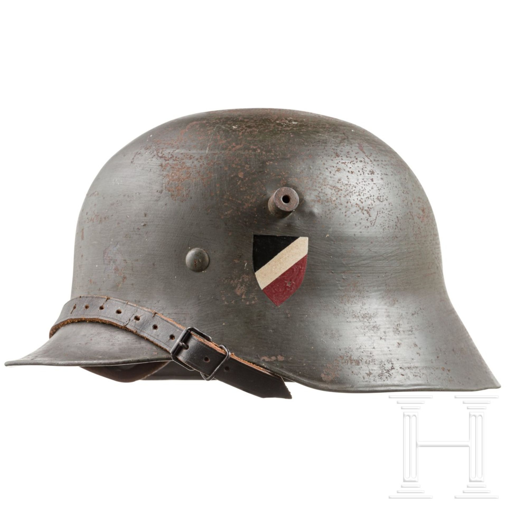 Stahlhelm M 1918 eines Angehörigen des Jungdeutschen Ordens