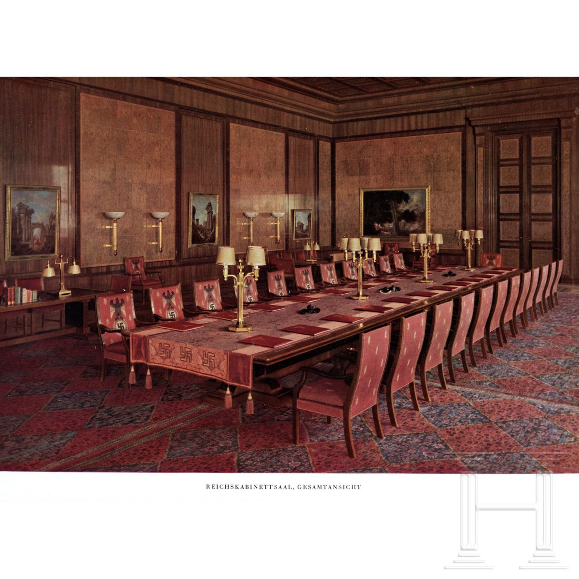 Teppich aus dem Kabinettsaal der Neuen Reichskanzlei in Berlin - Bild 3 aus 3