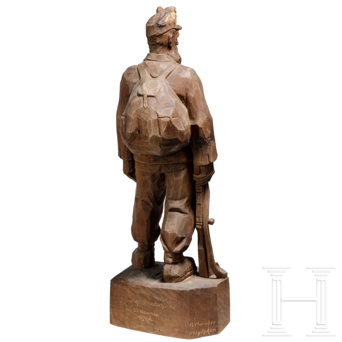 Holzfigur "Tiroler Standschütze" von Otto Moroder - Bild 3 aus 5