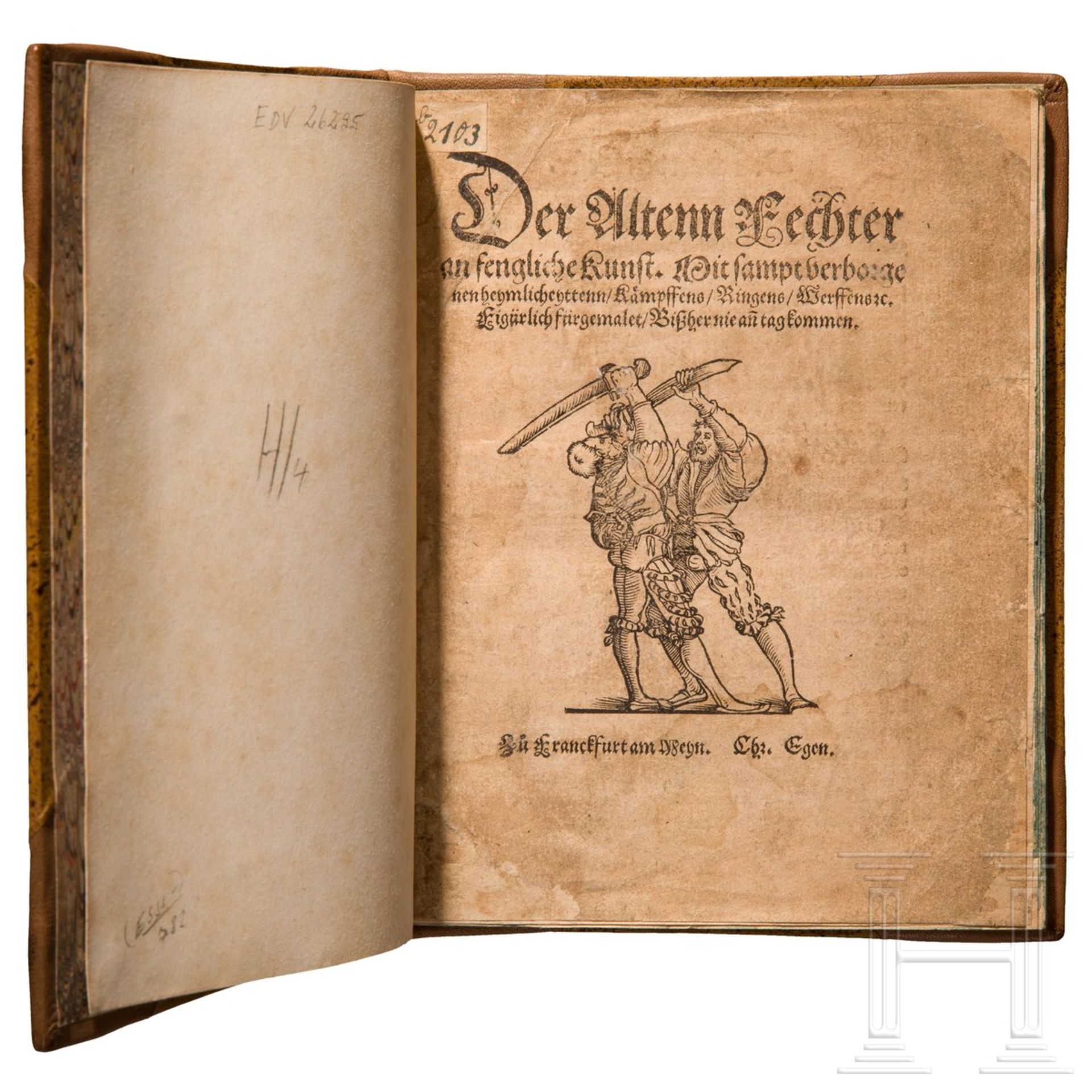 Christian Egenolff, "Der Altenn Fechter anfengliche Kunst", Frankfurt /M., um 153046 paginierte