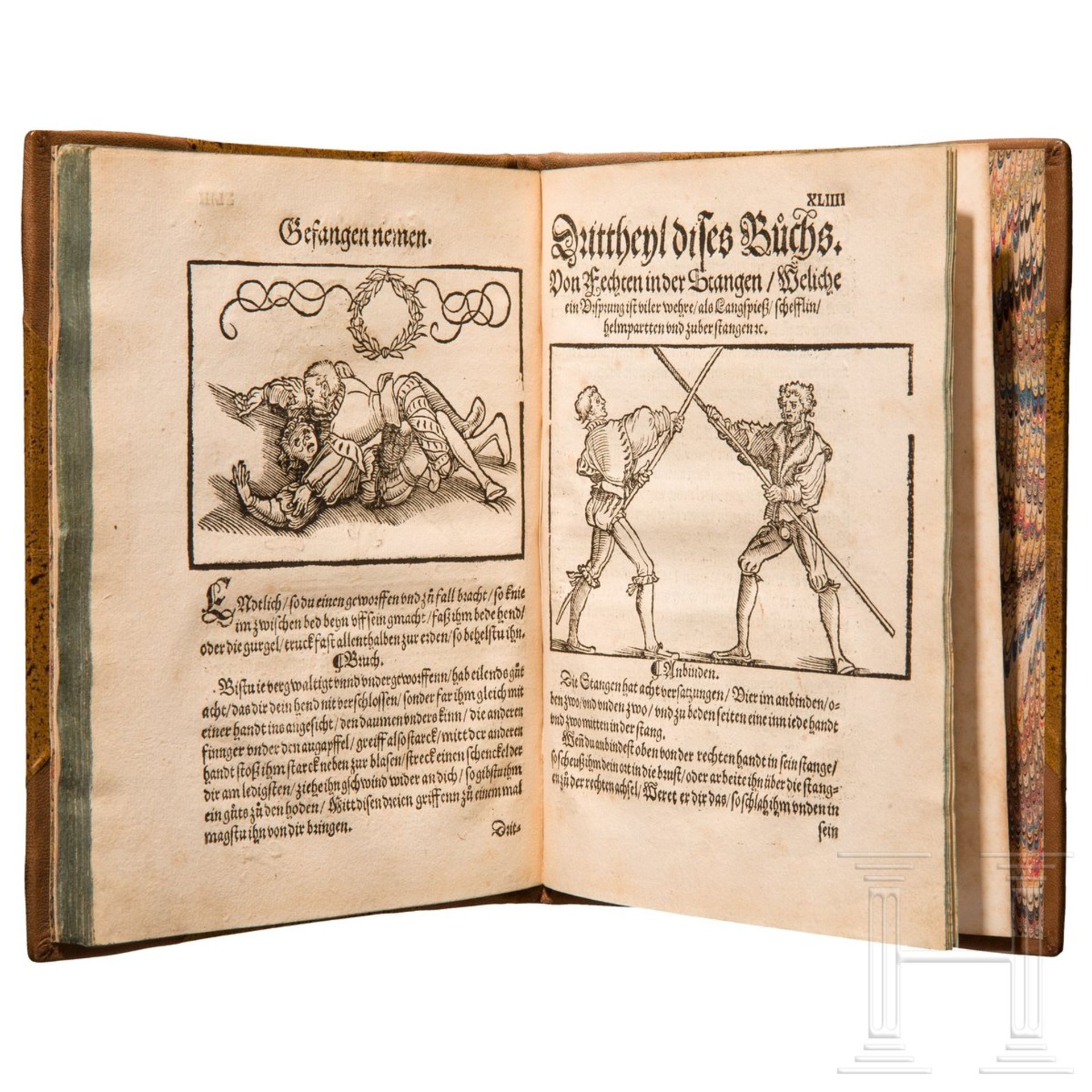 Christian Egenolff, "Der Altenn Fechter anfengliche Kunst", Frankfurt /M., um 153046 paginierte - Bild 2 aus 9