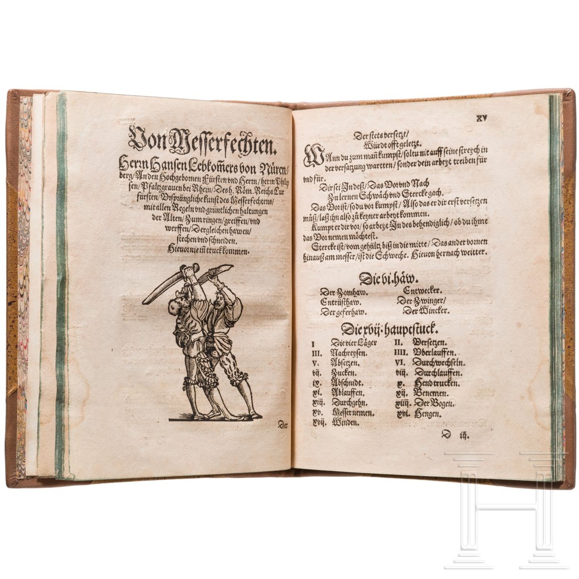 Christian Egenolff, "Der Altenn Fechter anfengliche Kunst", Frankfurt /M., um 153046 paginierte - Bild 4 aus 9