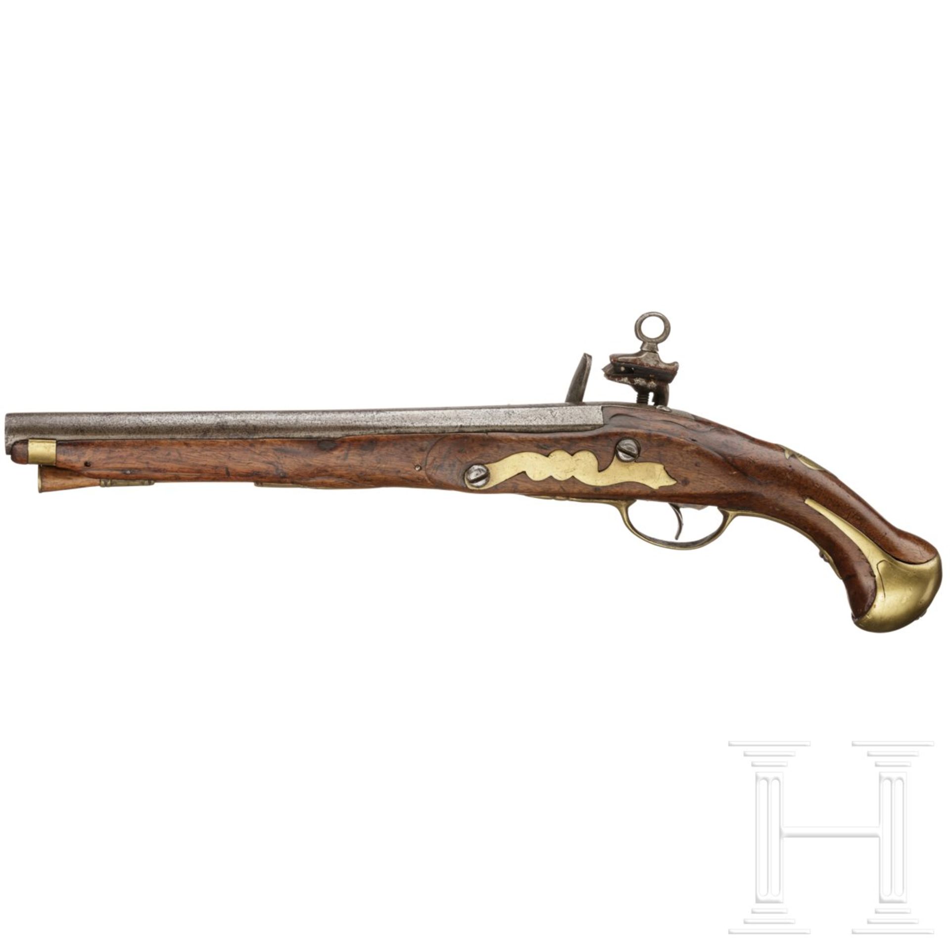 Kavallerie-Steinschlosspistole Mod. 1753, Fertigung 1781 - Bild 2 aus 2