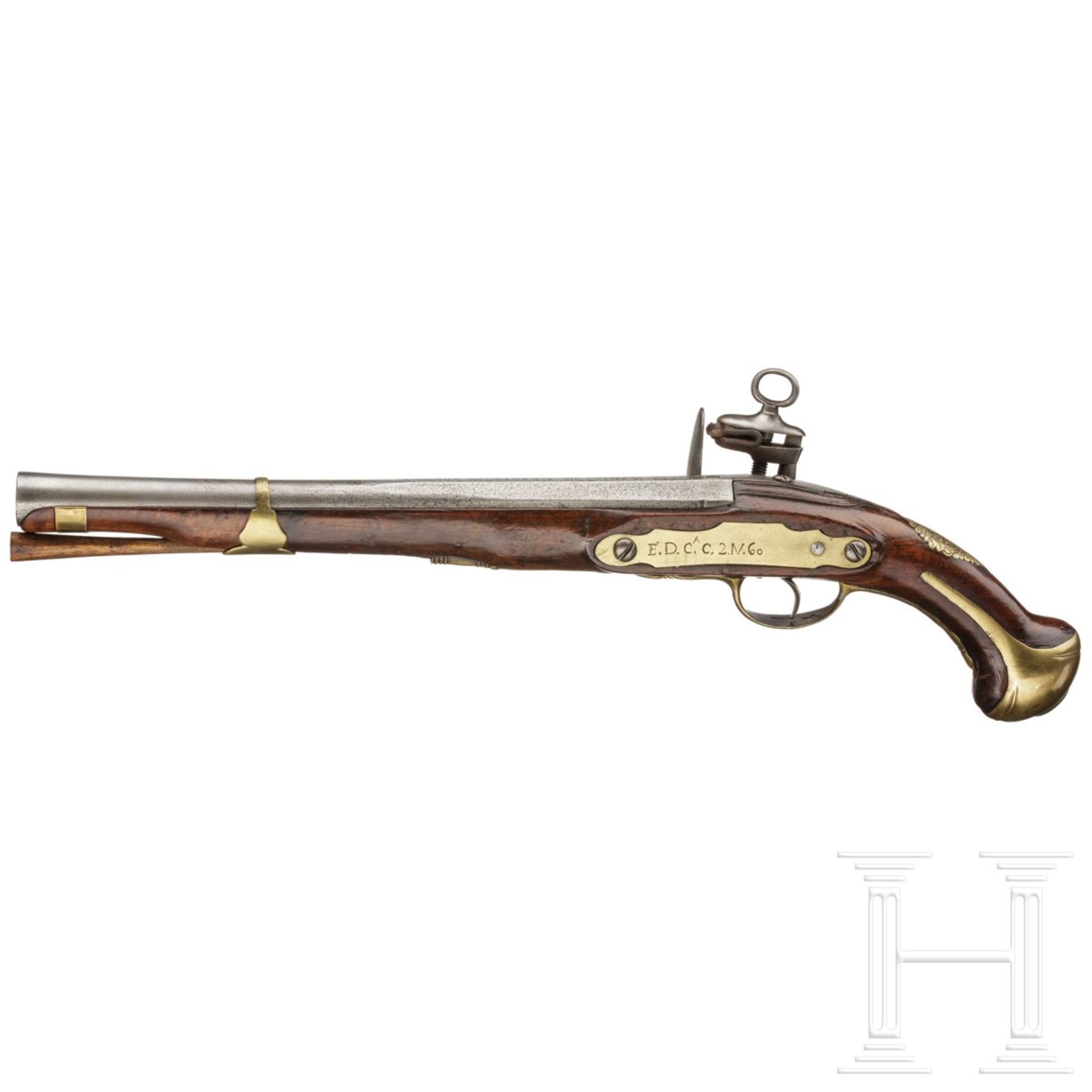 Kavallerie-Steinschlosspistole Mod. 1789, Fertigung 1793 - Bild 2 aus 3