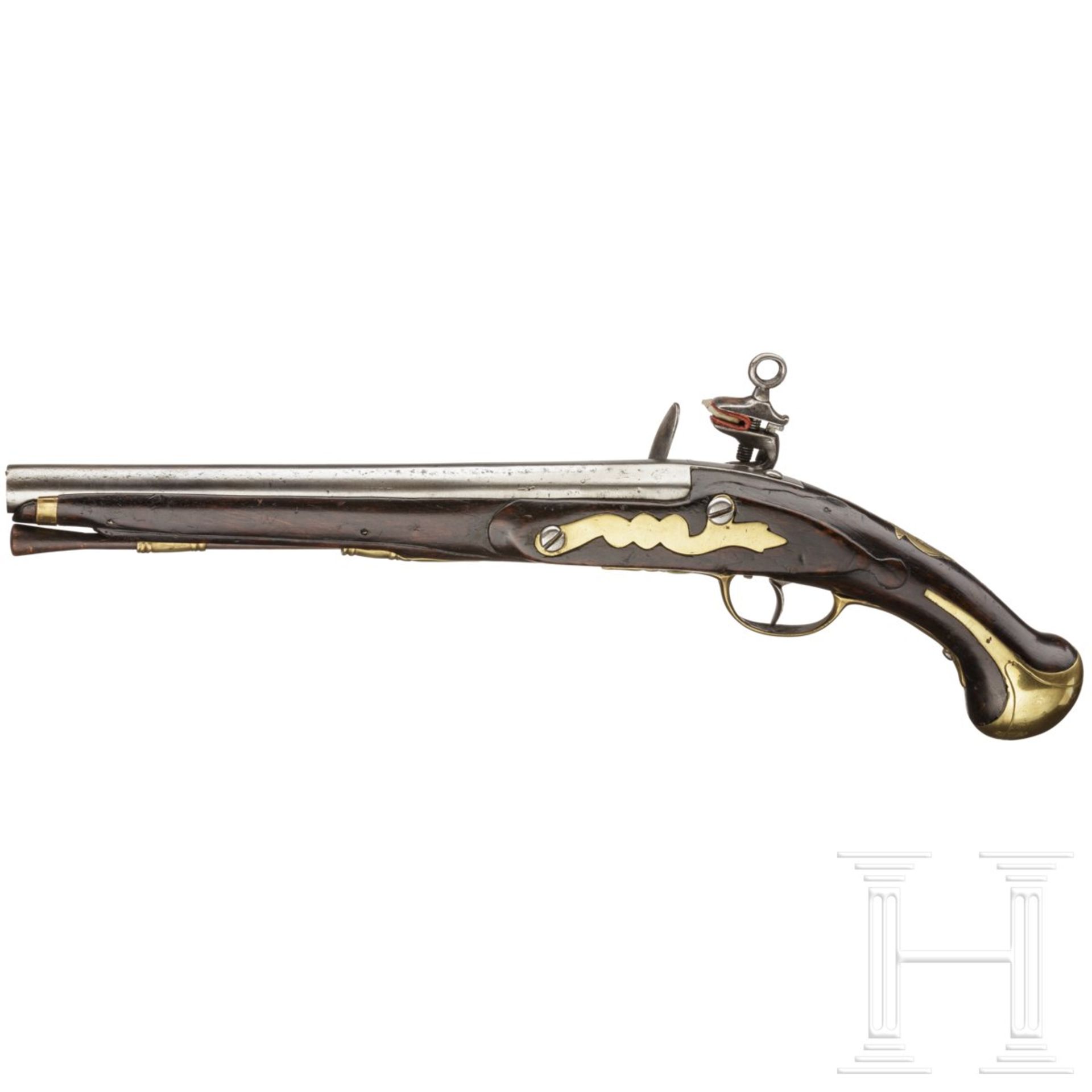 Kavallerie-Steinschlosspistole Mod. 1753, Fertigung um 1760 - Bild 2 aus 3