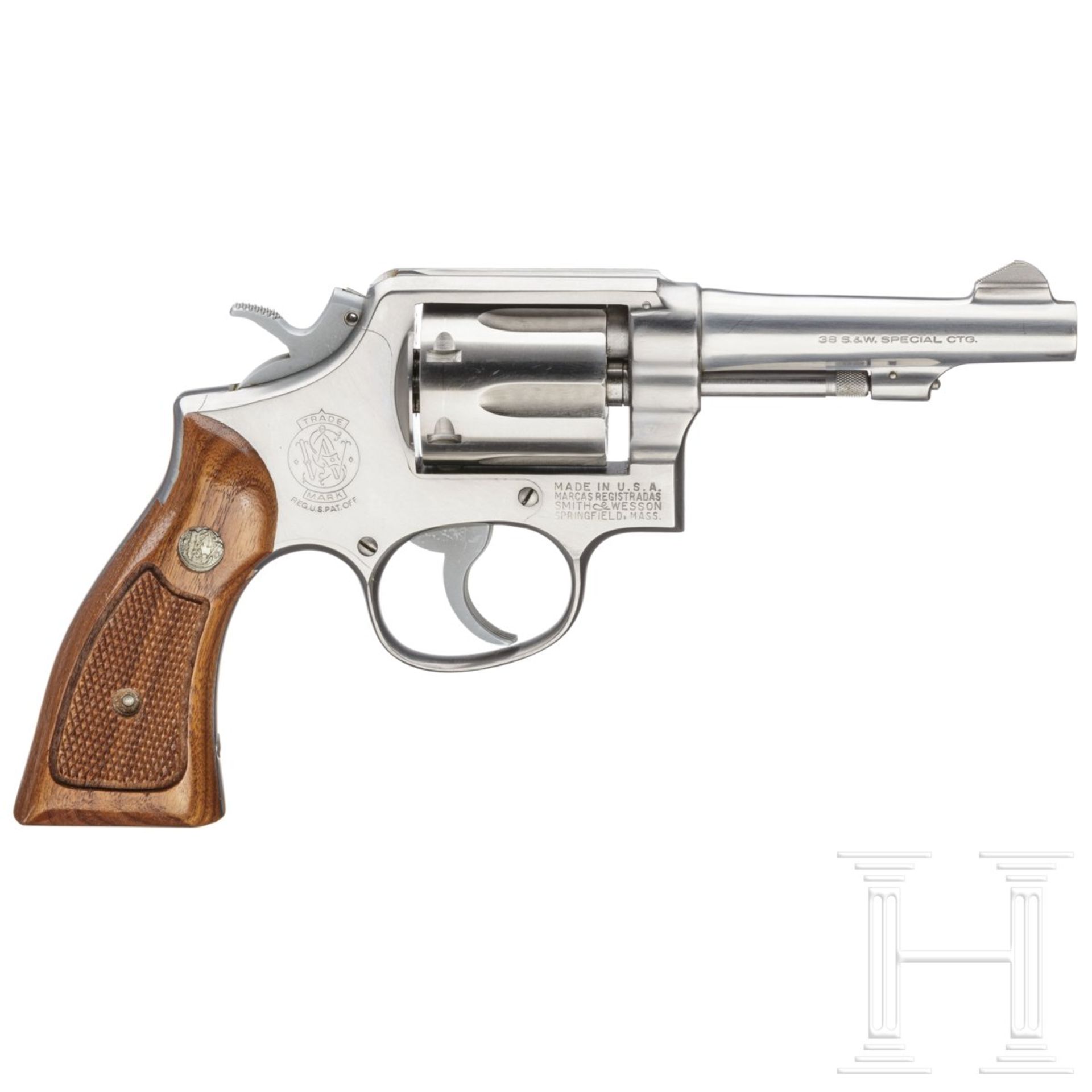 Smith & Wesson Mod. 64, "The .38 M & P Stainless", im Karton - Bild 2 aus 2