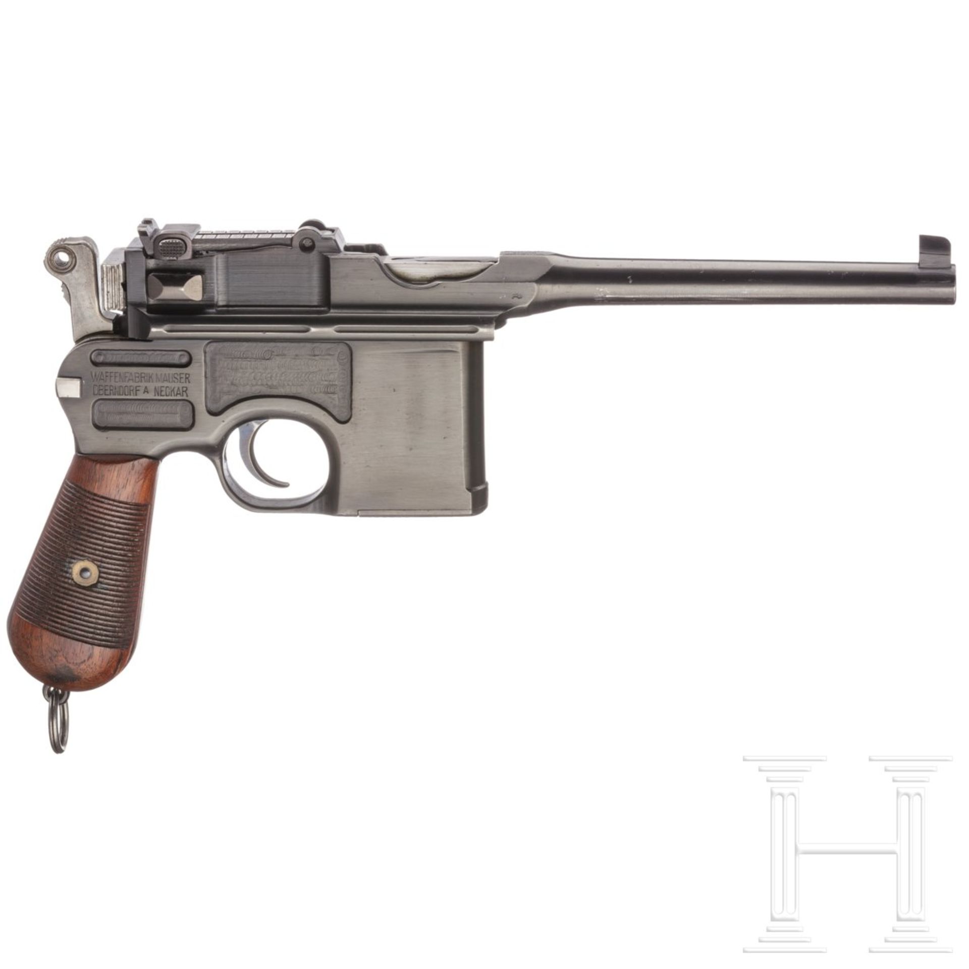Mauser C 96 "Prewar Commercial", mit Kasten und Belederung - Bild 2 aus 5