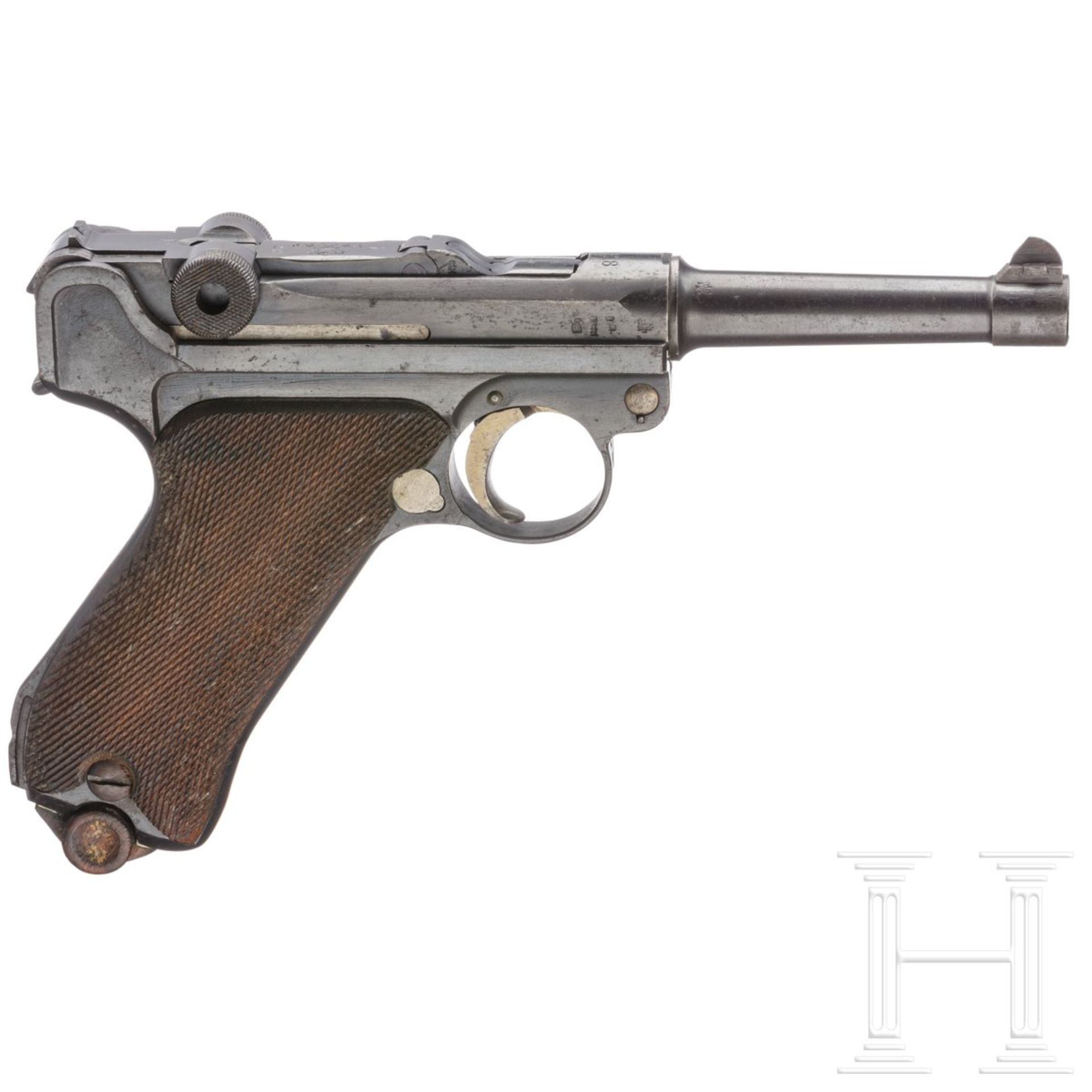 Pistole 08, Erfurt 1918 - Bild 2 aus 3