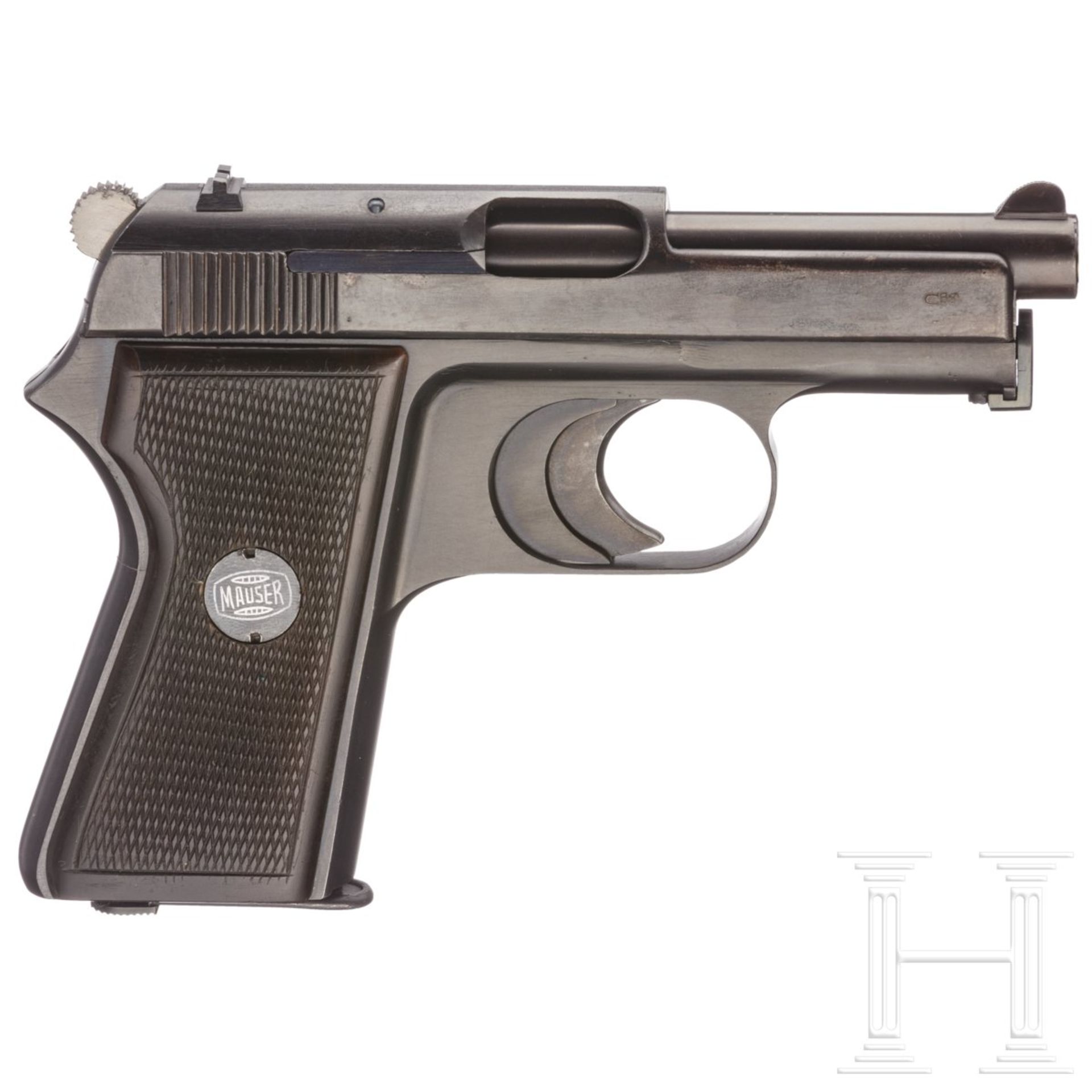 Mauser Selbstladepistole - Prototyp mit Hahn und Revolverspannung - Bild 3 aus 5