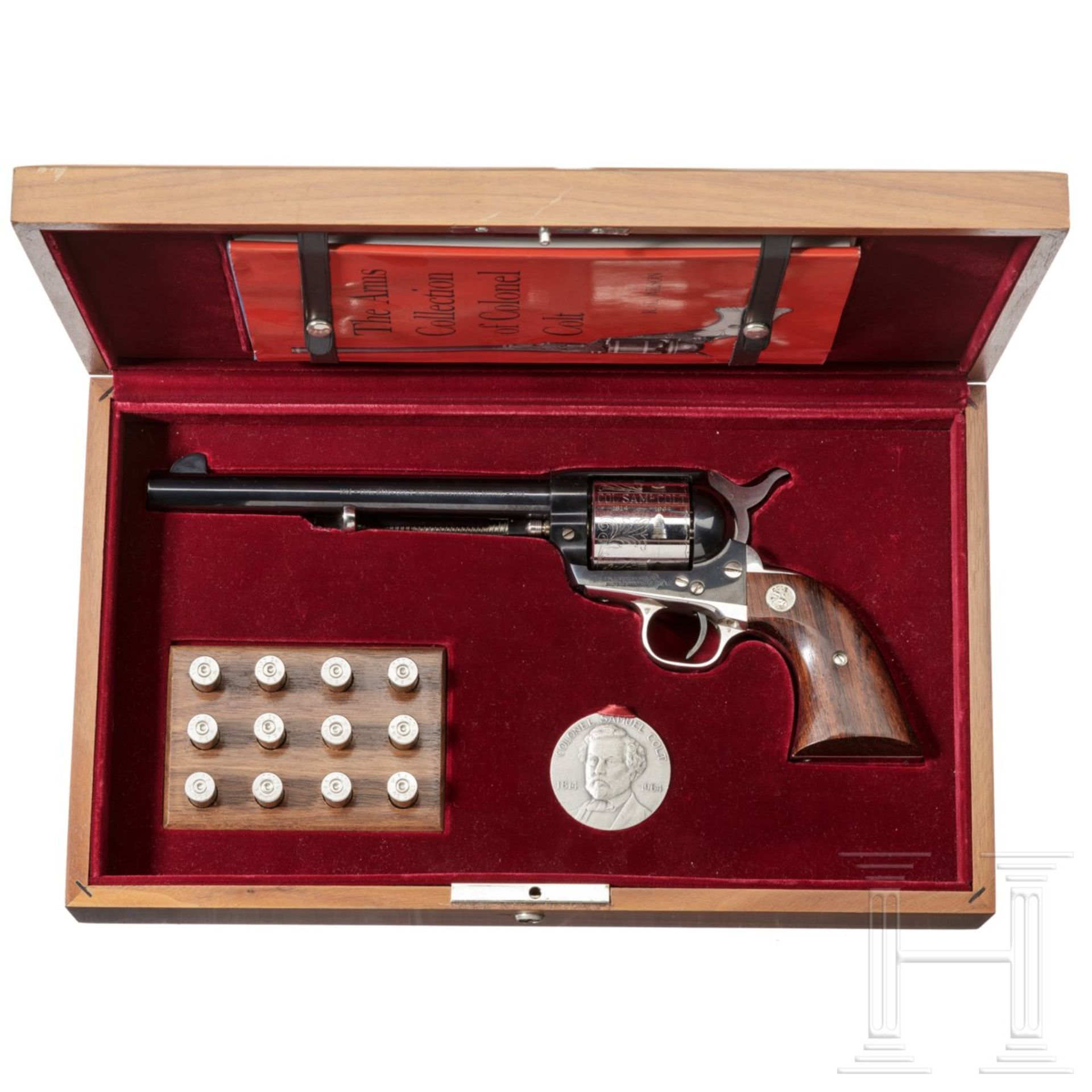 Colt SAA 1873 - Colonel Colt Sesquicentennial 1814 - 1964, in Schatulle