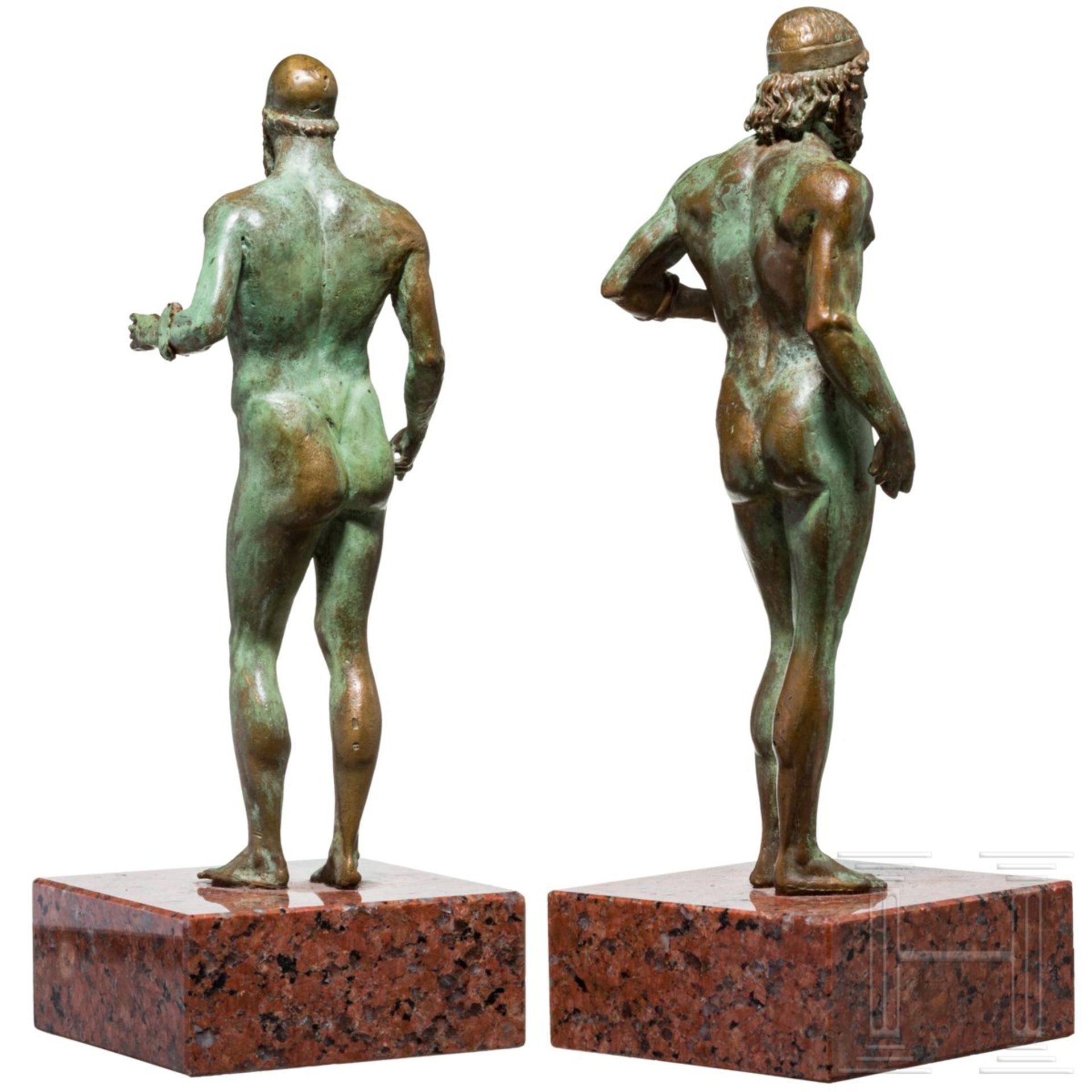 Zwei Bronzefiguren der Krieger von Riace - Bild 5 aus 5