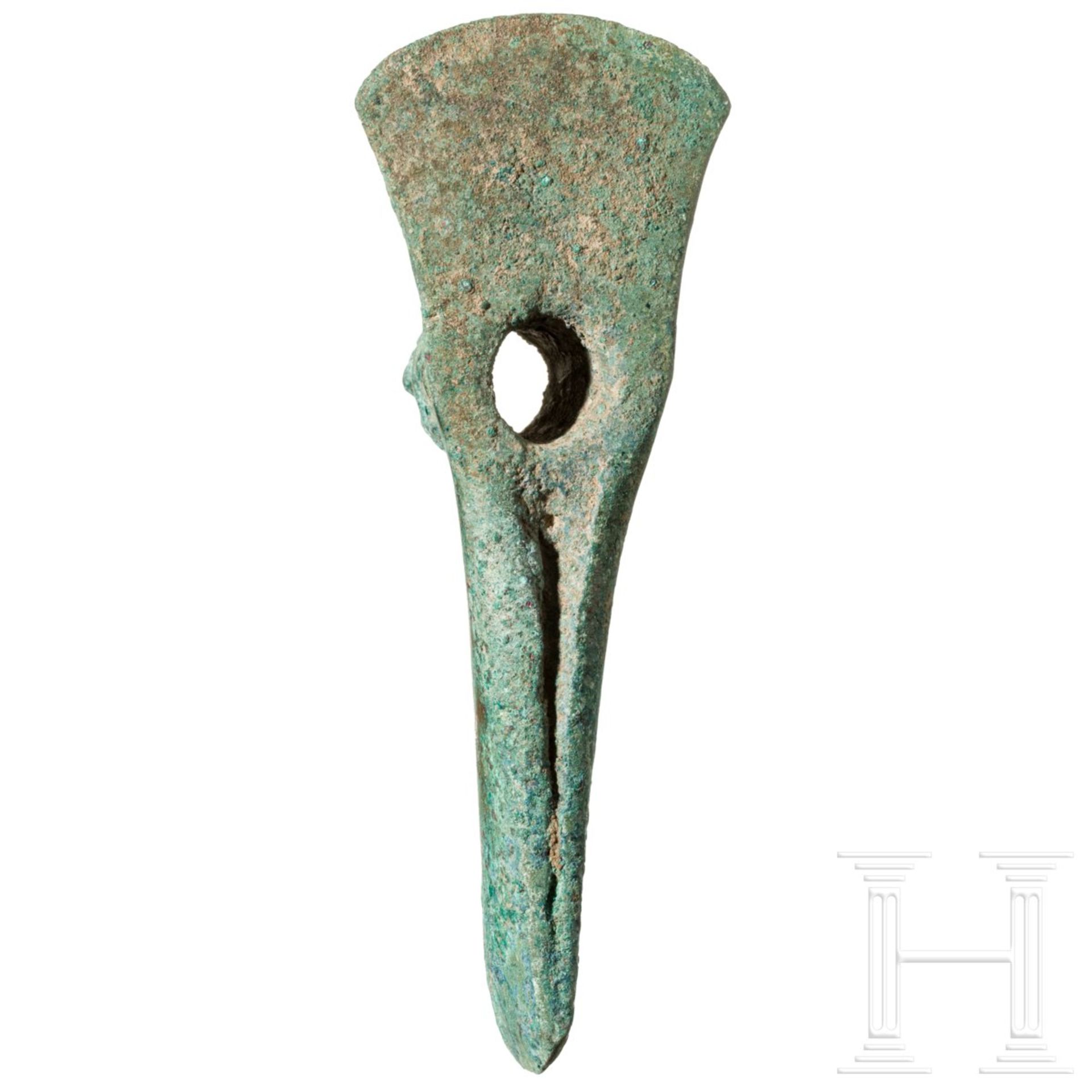 Hackenaxt, Bronze, Luristan, Westiran, 8. - 7. Jhdt. v. Chr. - Image 4 of 5