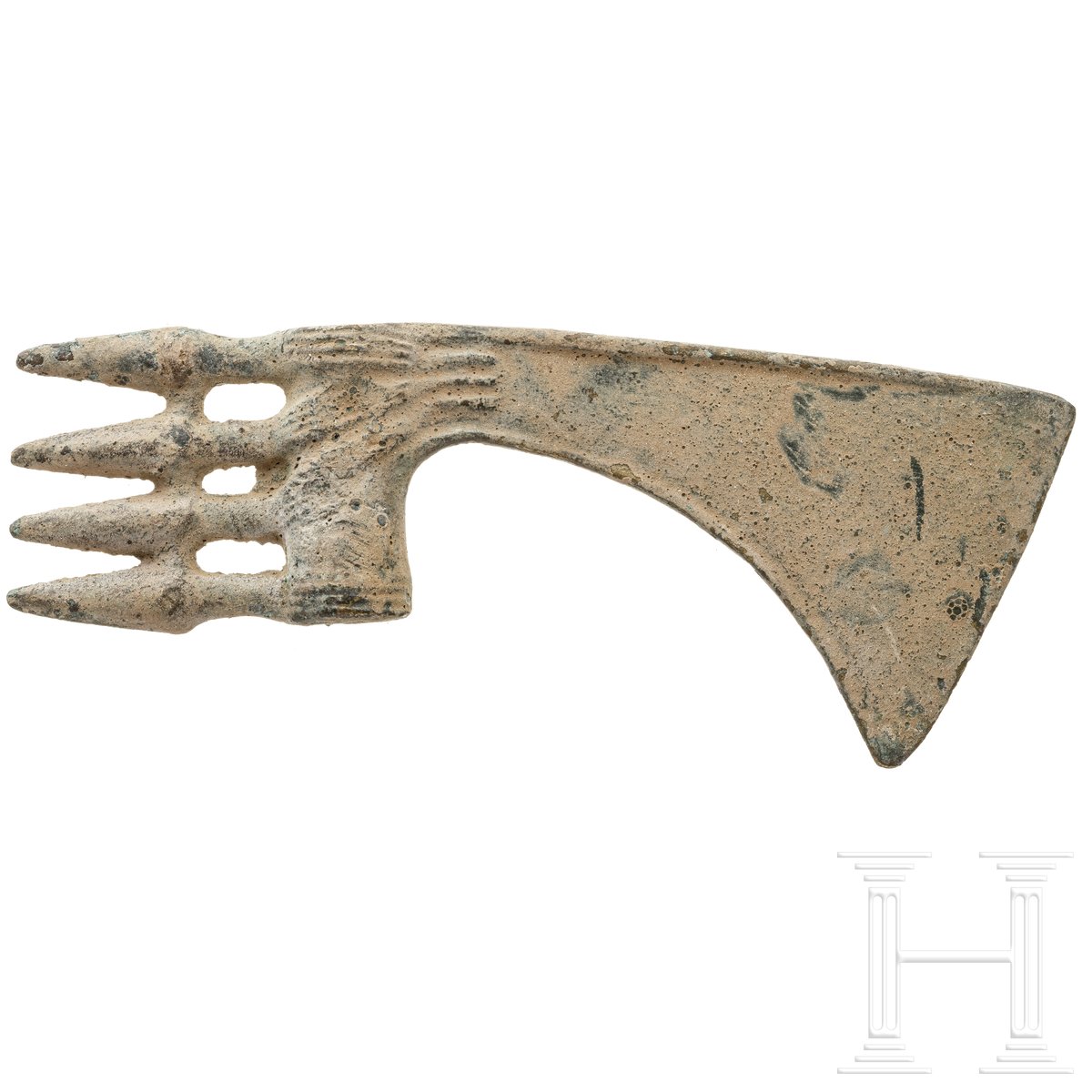 Bronzene Scheinaxt, Luristan, Westiran, 12. - 10. Jhdt. v. Chr. - Image 2 of 3