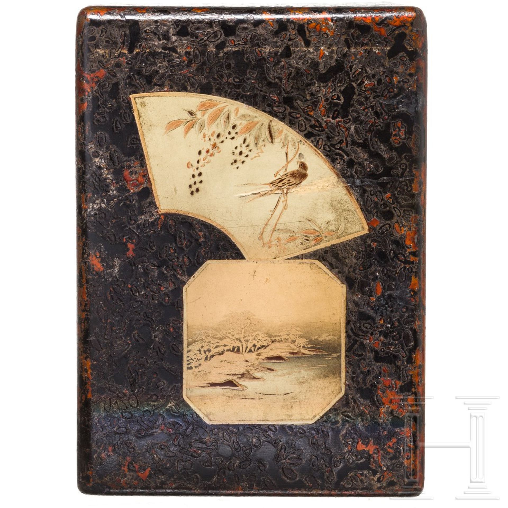 Schubladenkästchen und Figur eines Oni, Japan, Meiji-Periode - Image 3 of 4