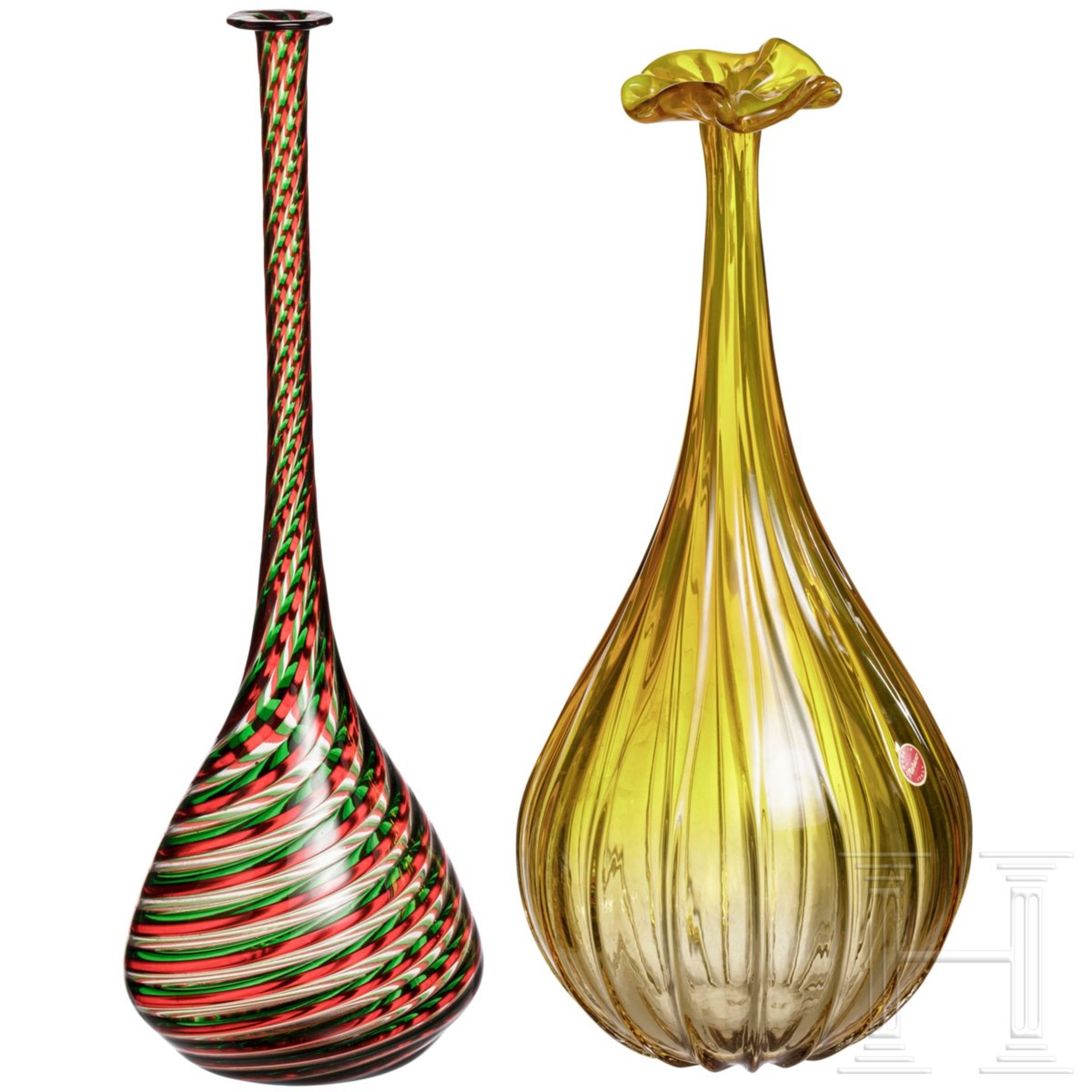 Zwei Vasen, Murano, 20. Jhdt. - Image 2 of 3