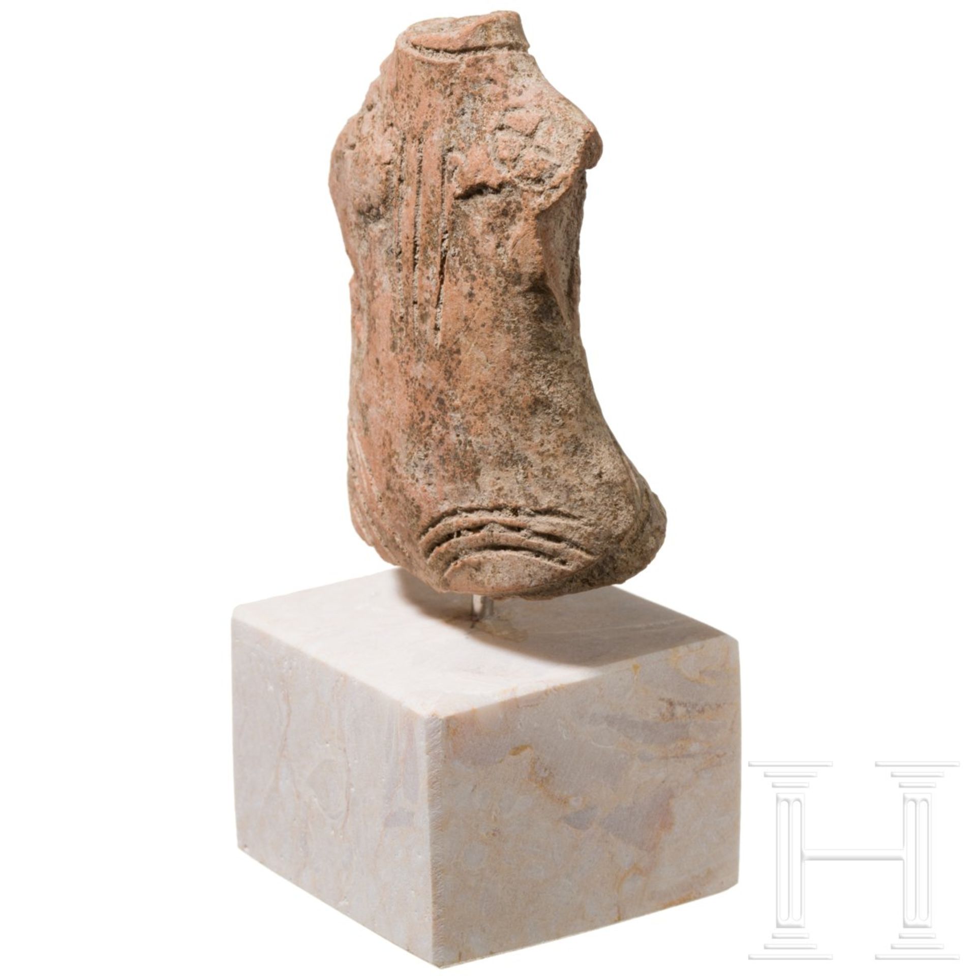 Terrakotta-Idol, Vinca-Kultur, Südosteuropa, 4. Jtsd. v. Chr. - Bild 2 aus 5