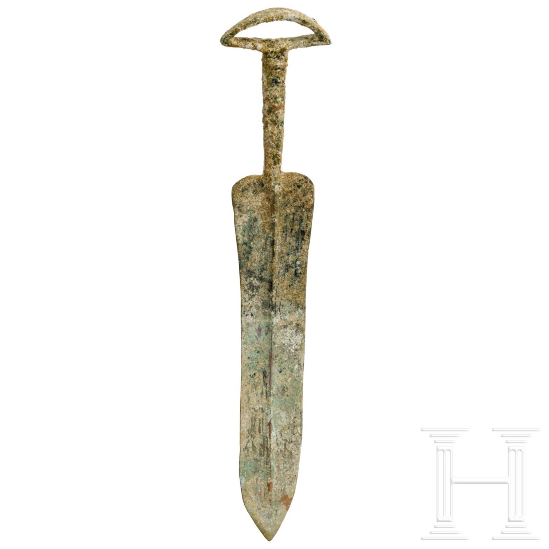 Bronzenes Kurzschwert, Nordostiran, 11. Jhdt. v. Chr. - Image 2 of 3