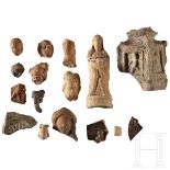 Sammlung von Figurenfragmenten, römisch und griechisch, 4. Jhdt. v. Chr - 3. Jhdt. n. Chr.