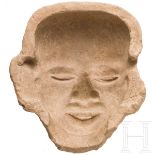 Model für die Abformung eines Gesichtes, Mexiko, Veracruz, 300 - 900 n. Chr.