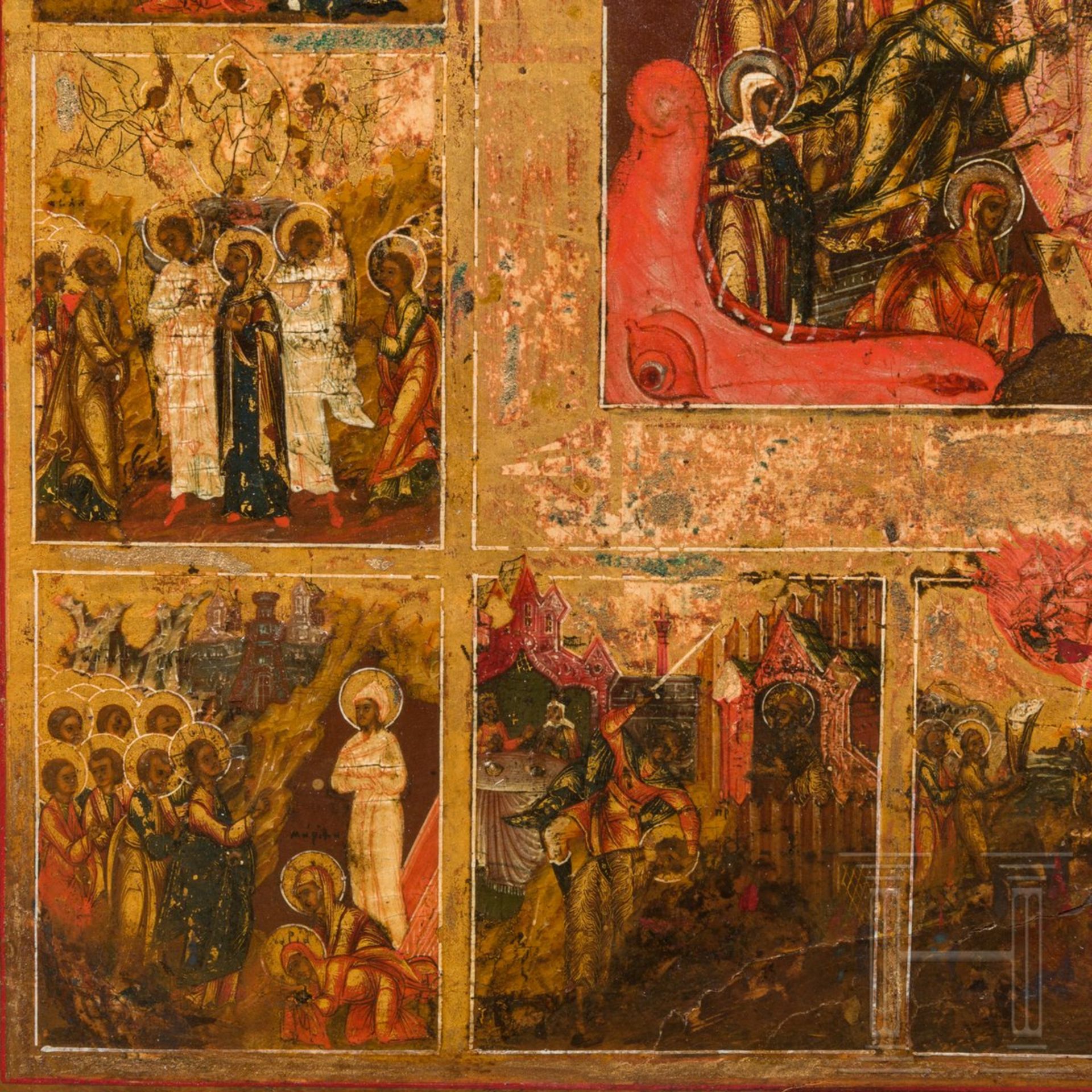 Ikone, Auferstehung Christi, Russland, 19. Jhdt. - Bild 3 aus 7