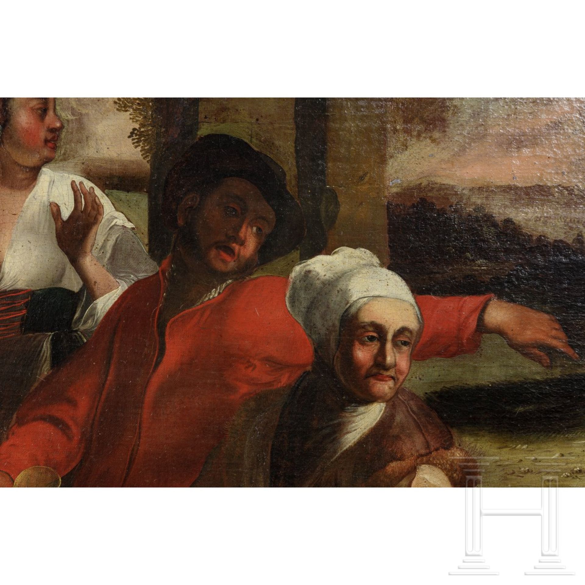 Großes Altmeister-Gemälde, Niederlande, 17. Jhdt. - Bild 3 aus 5