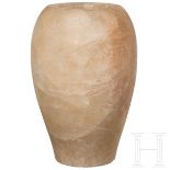 Alabaster-Kanope, altägyptisch, 2. - 1. Jtsd. v. Chr.
