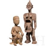 Zwei Figuren aus Holz, Afrika