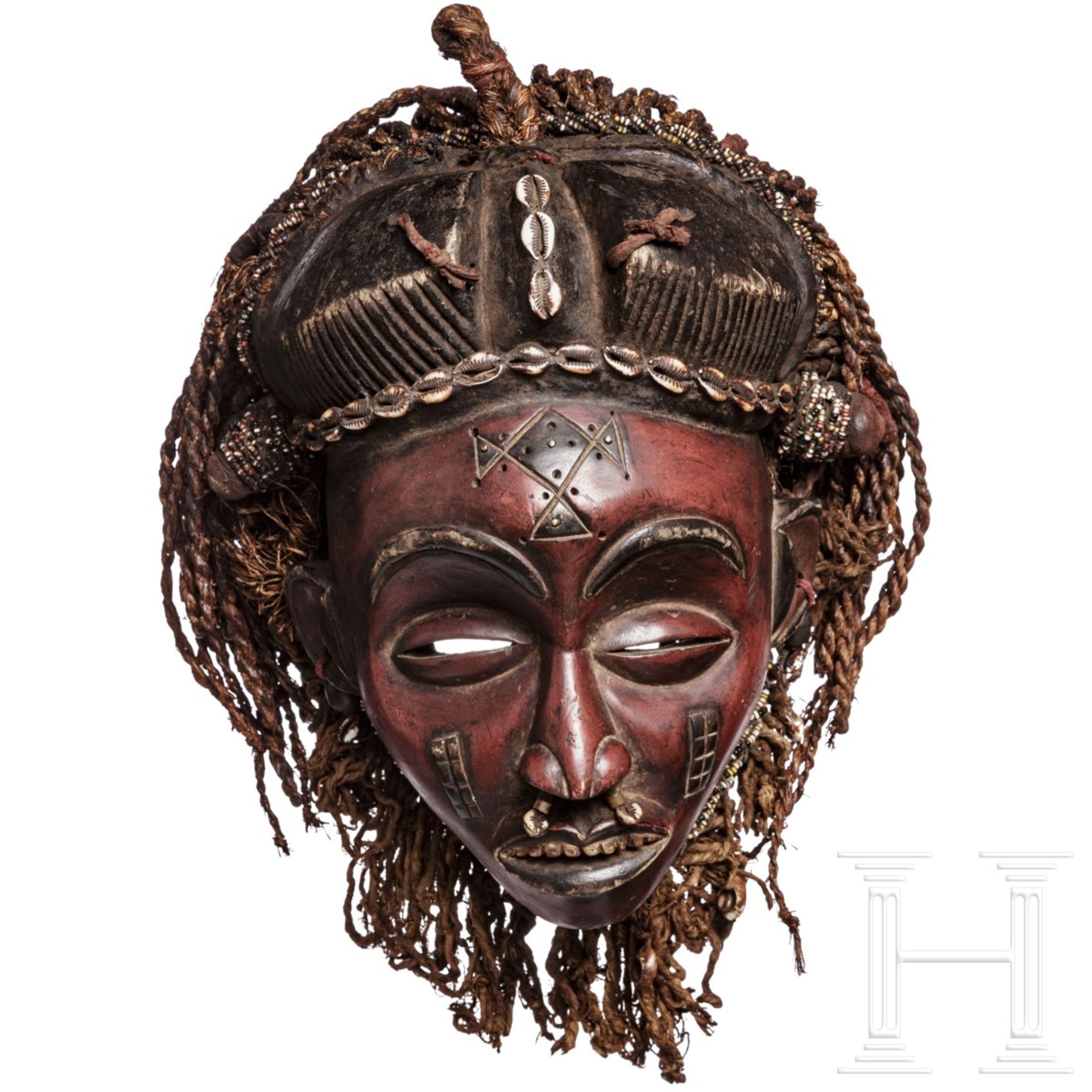Maske der Chokwe, Angola/Kongo/Sambia