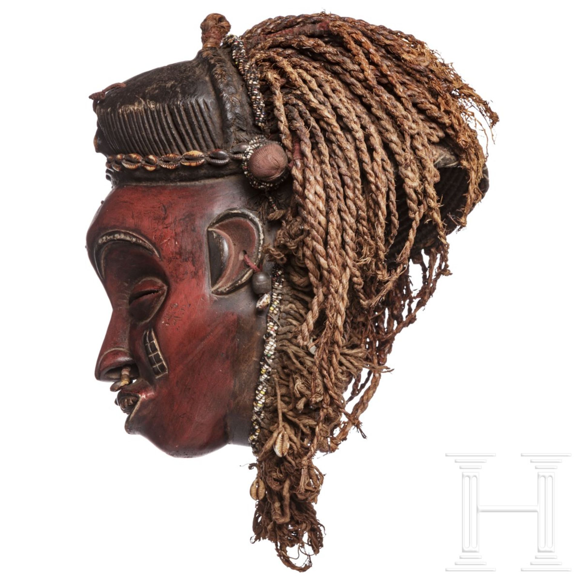 Maske der Chokwe, Angola/Kongo/Sambia - Bild 3 aus 3
