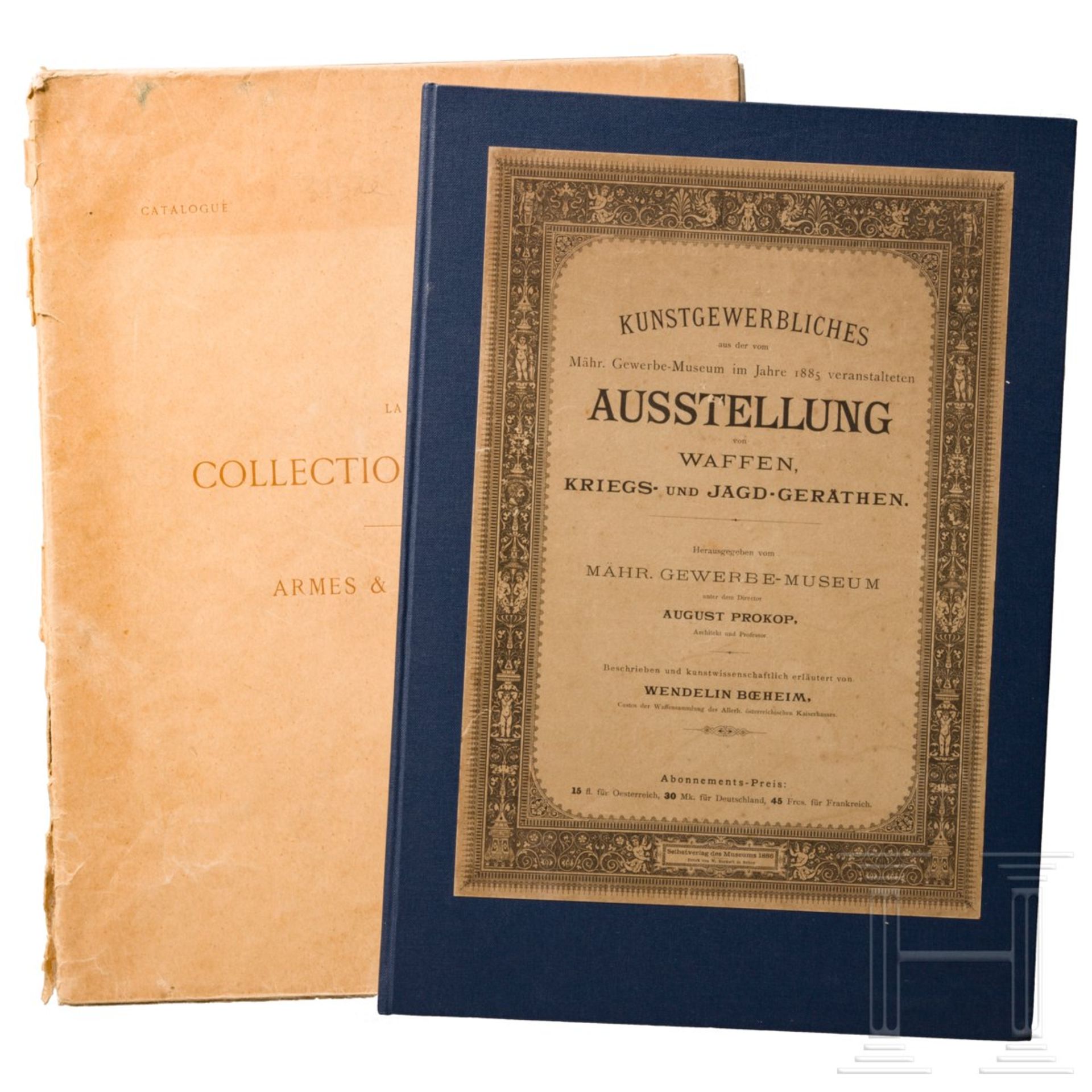 Textteil der Waffensammlung Spitzer und Waffen-Ausstellungskatalog des Mähr. Museums in Brünn</ - Bild 3 aus 4