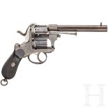 Zehnschüssiger Stiftfeuerrevolver, Belgien, um 1870