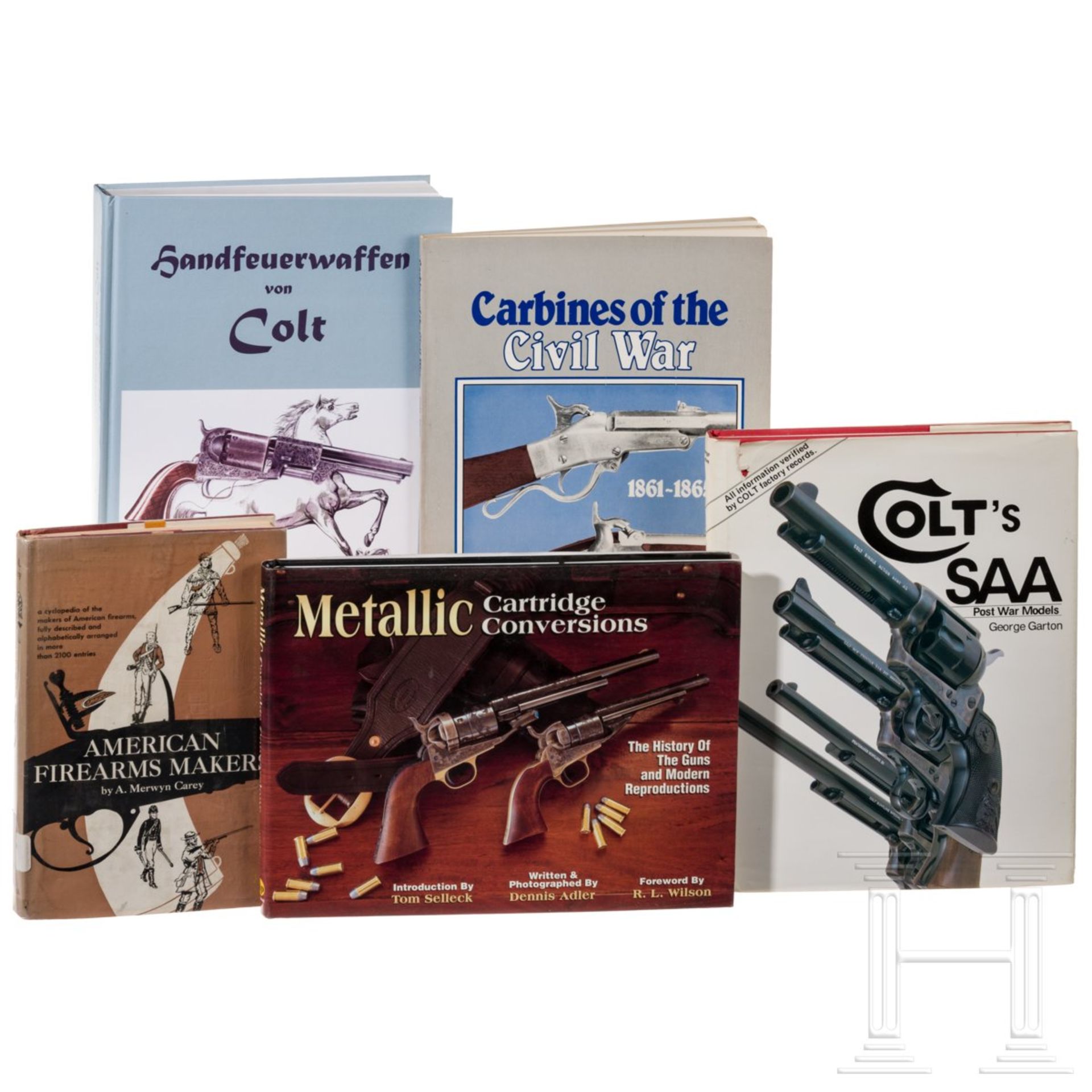 Fünf Bücher über US amerikanische Feuerwaffen