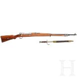 Gewehr Mod. 1908, mit Bajonett und Schussbild