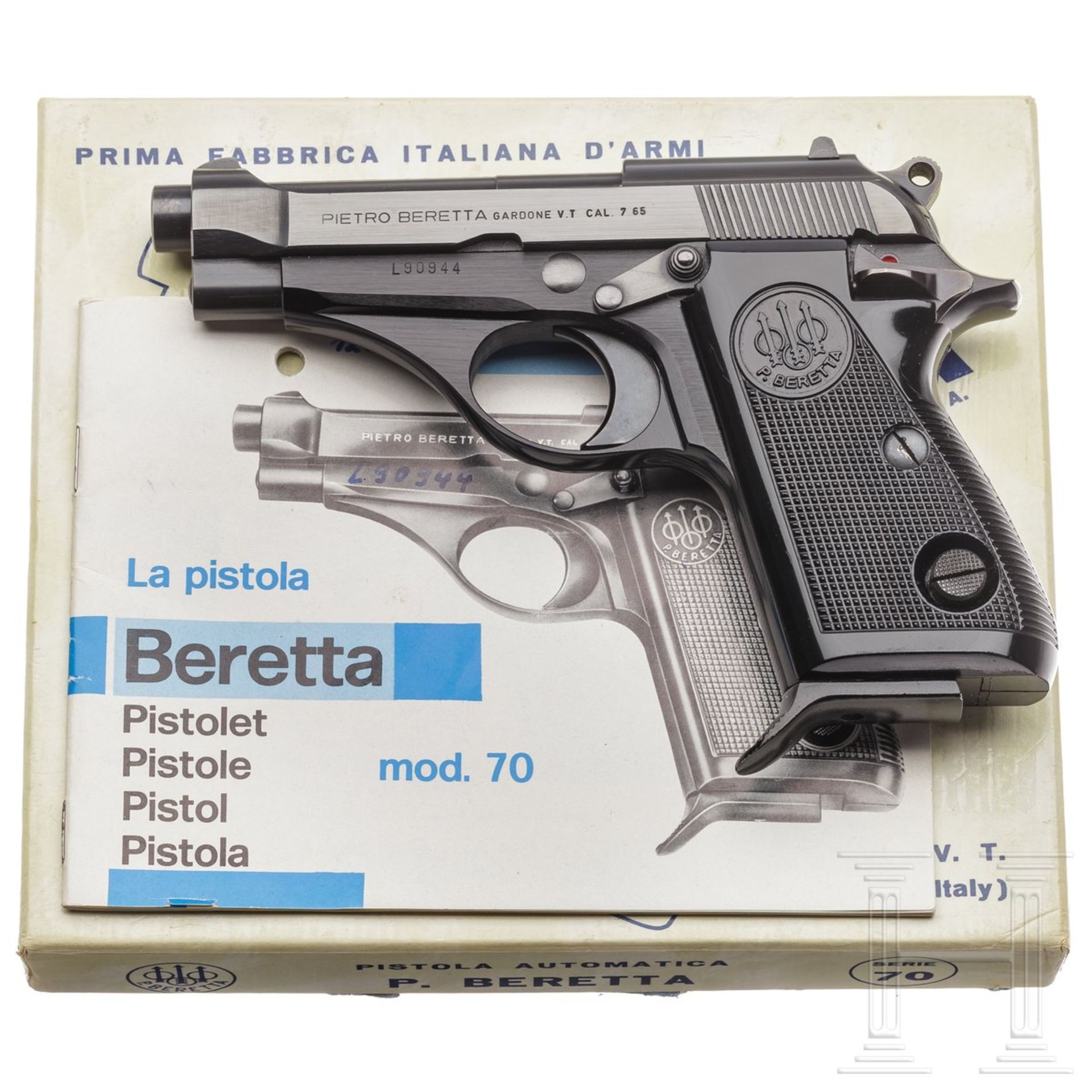 Beretta Mod. 70, späte Ausführung, im Karton