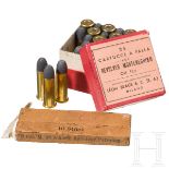 Zwei Schachtel Patronen zum Gasser Revolver M1870