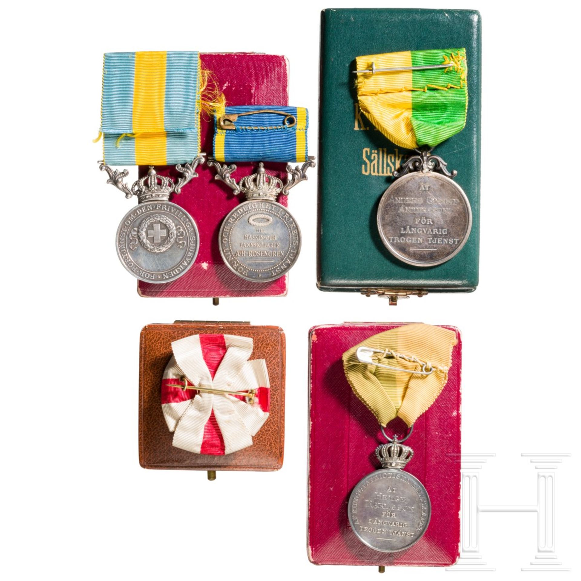 Auszeichnungen und Medaillen, Schweden, 1. Hälfte 20. Jhdt. - Image 2 of 2