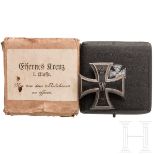 Eisernes Kreuz 1914, 1. Klasse im Etui mit Überkarton