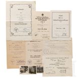 Großer Urkunden-Nachlass des Leutnants Anton Meister - 45. Infanterie-Division