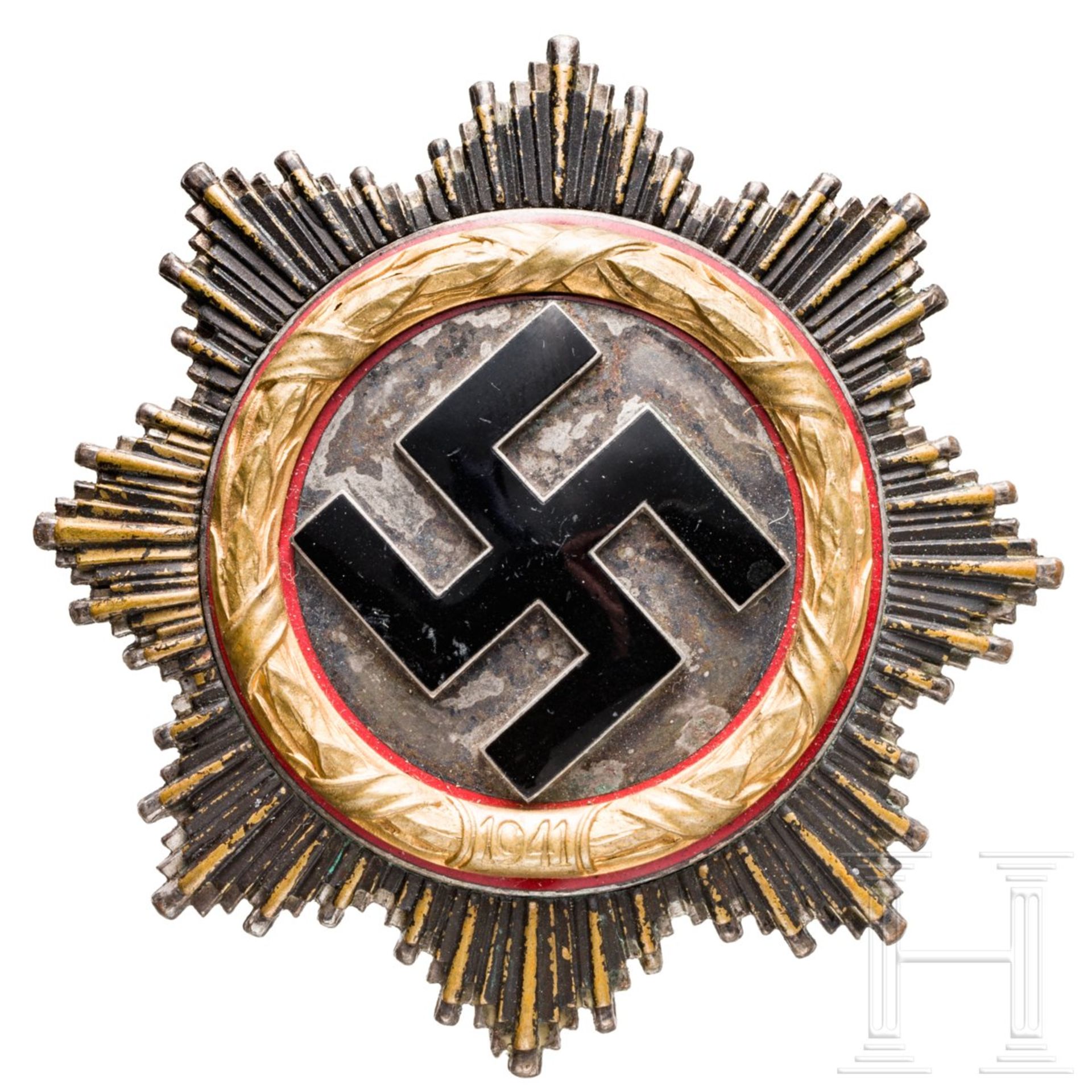 Deutsches Kreuz in Gold in leichter Ausführung von Zimmermann, Pforzheim