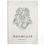 Katalog der Weinmüller/Neumeister-Auktion 1974 "Freiwillige Versteigerung aus dem ehemaligen Bes