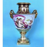 George III, Princess Charlotte & Royal Yacht Charlotte: important hitherto unrecorded Coalport vase