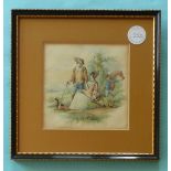 Fair Sportswoman (250) overmounted and framed. * Ex Warshawsky collection, lot 254