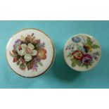 Floral (131/18) and (131/-) both with bases (4) * Ex Mortimer collection, lots 248B and 256B