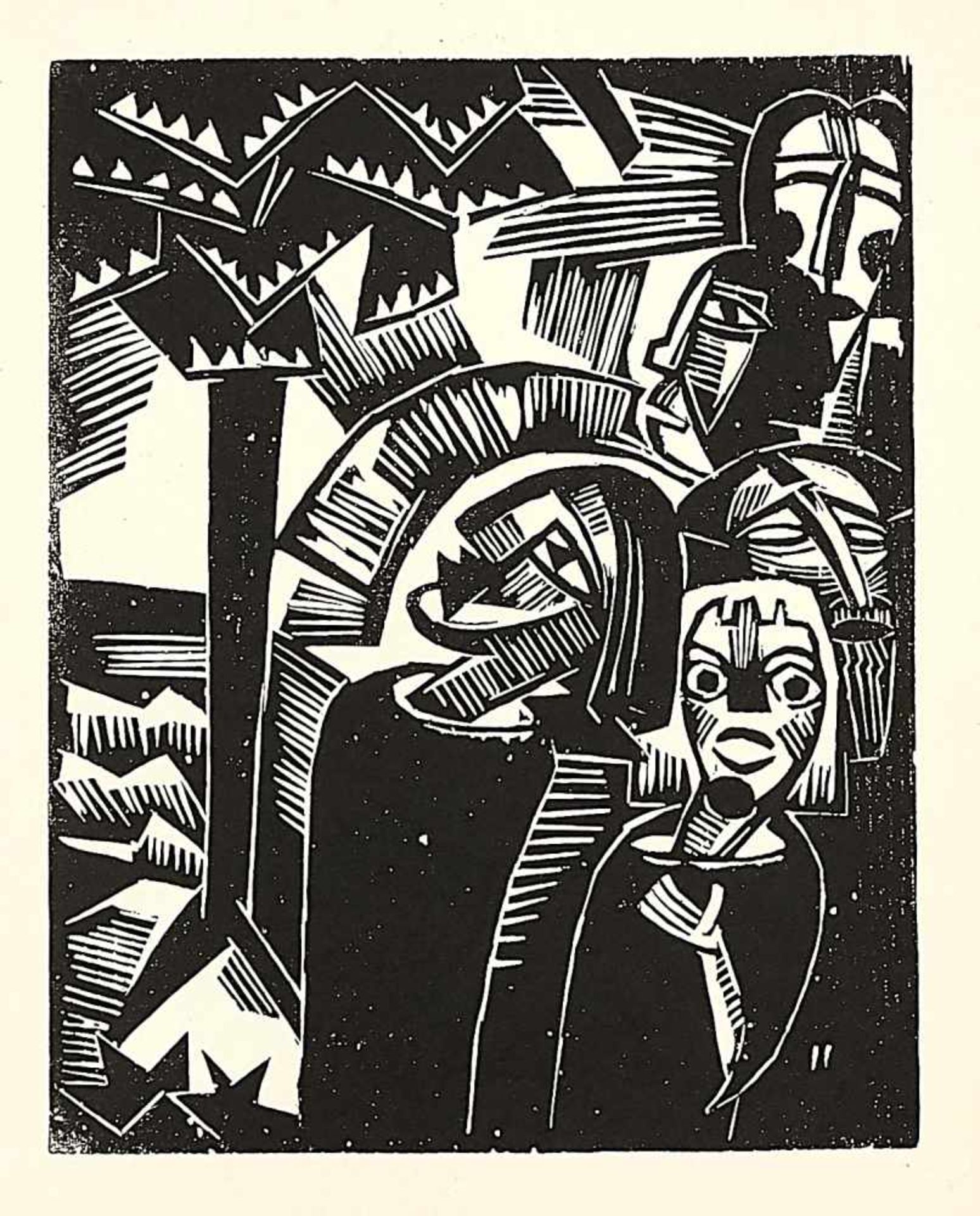 Karl Schmidt-Rottluff (1884-1976), after, ''9 woodcuts'', reduced reprints of the 9 woodcuts - Bild 4 aus 9