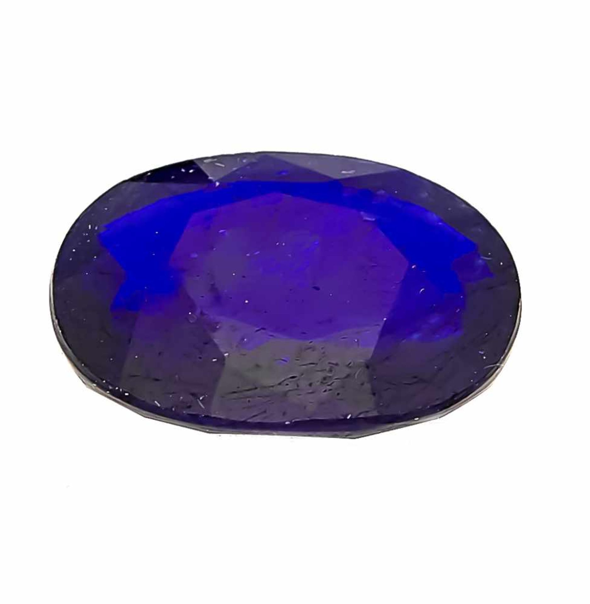Sapphire 7.61 ct, oval fac., 14.2 x 11.0 x 4.5 mm