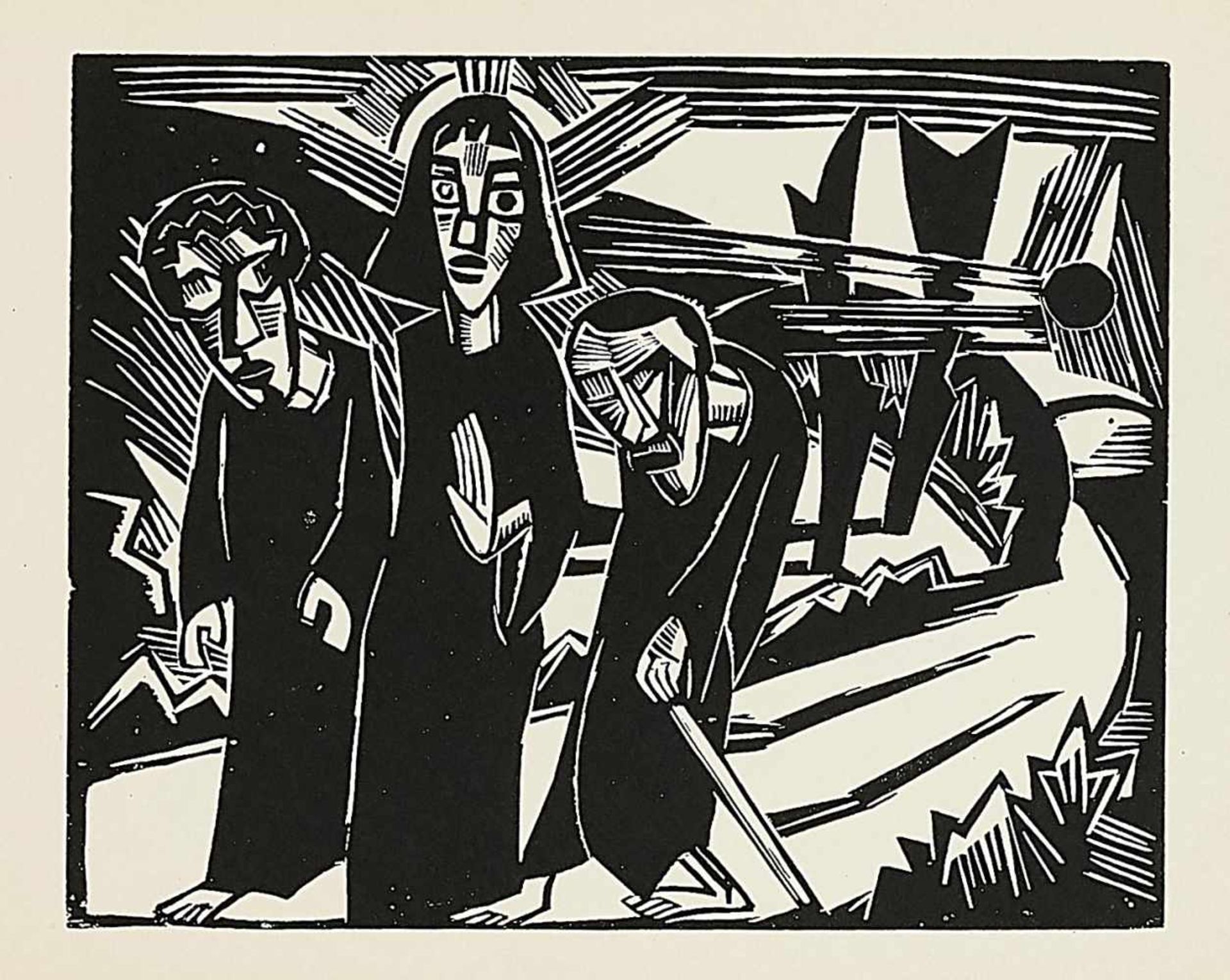 Karl Schmidt-Rottluff (1884-1976), after, ''9 woodcuts'', reduced reprints of the 9 woodcuts - Bild 3 aus 9