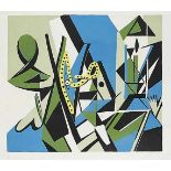 Ernst Wilhelm Nay (1902-1968), ''The Lamp'', color lithograph on handmade paper, u. re. hand