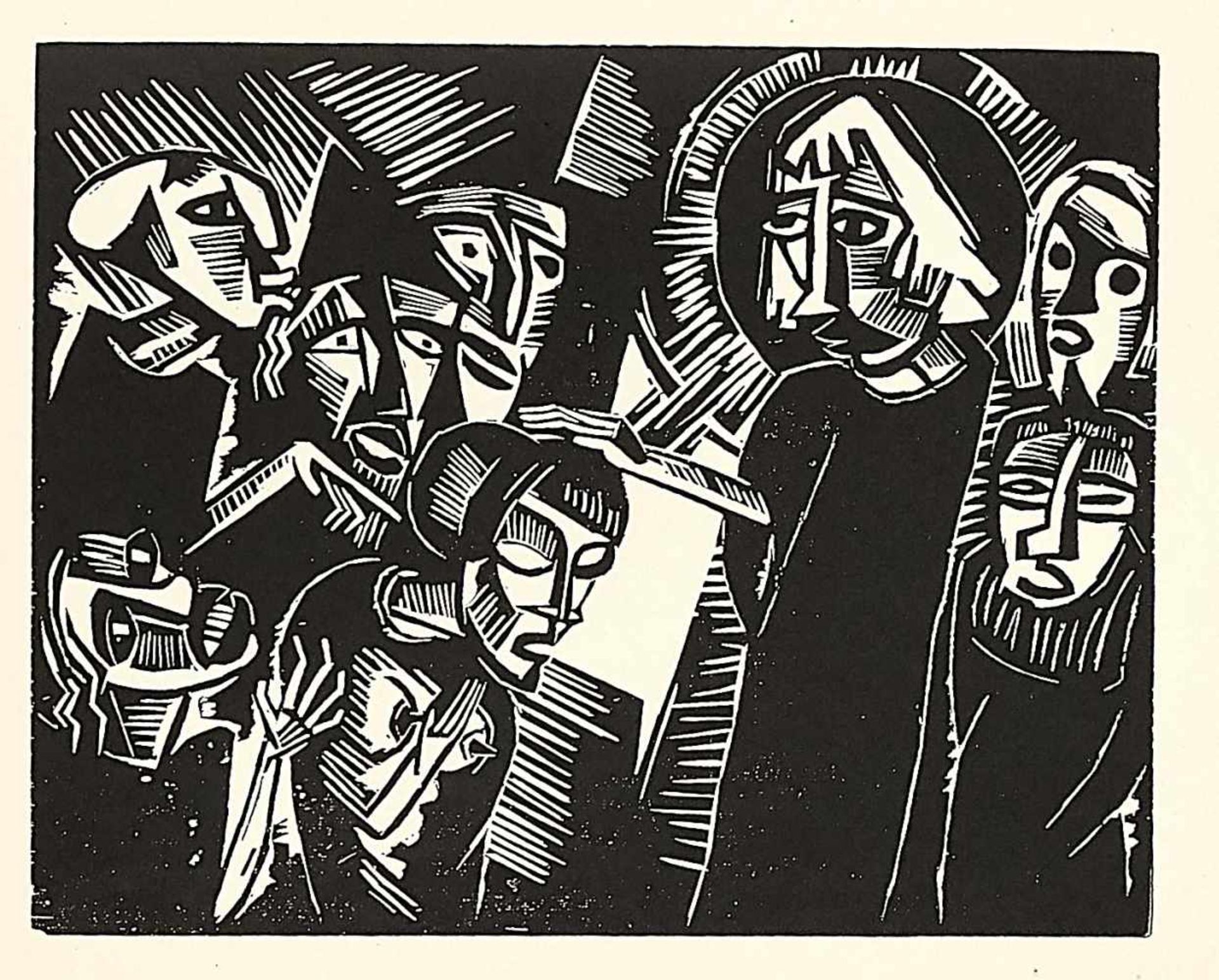 Karl Schmidt-Rottluff (1884-1976), after, ''9 woodcuts'', reduced reprints of the 9 woodcuts - Bild 6 aus 9