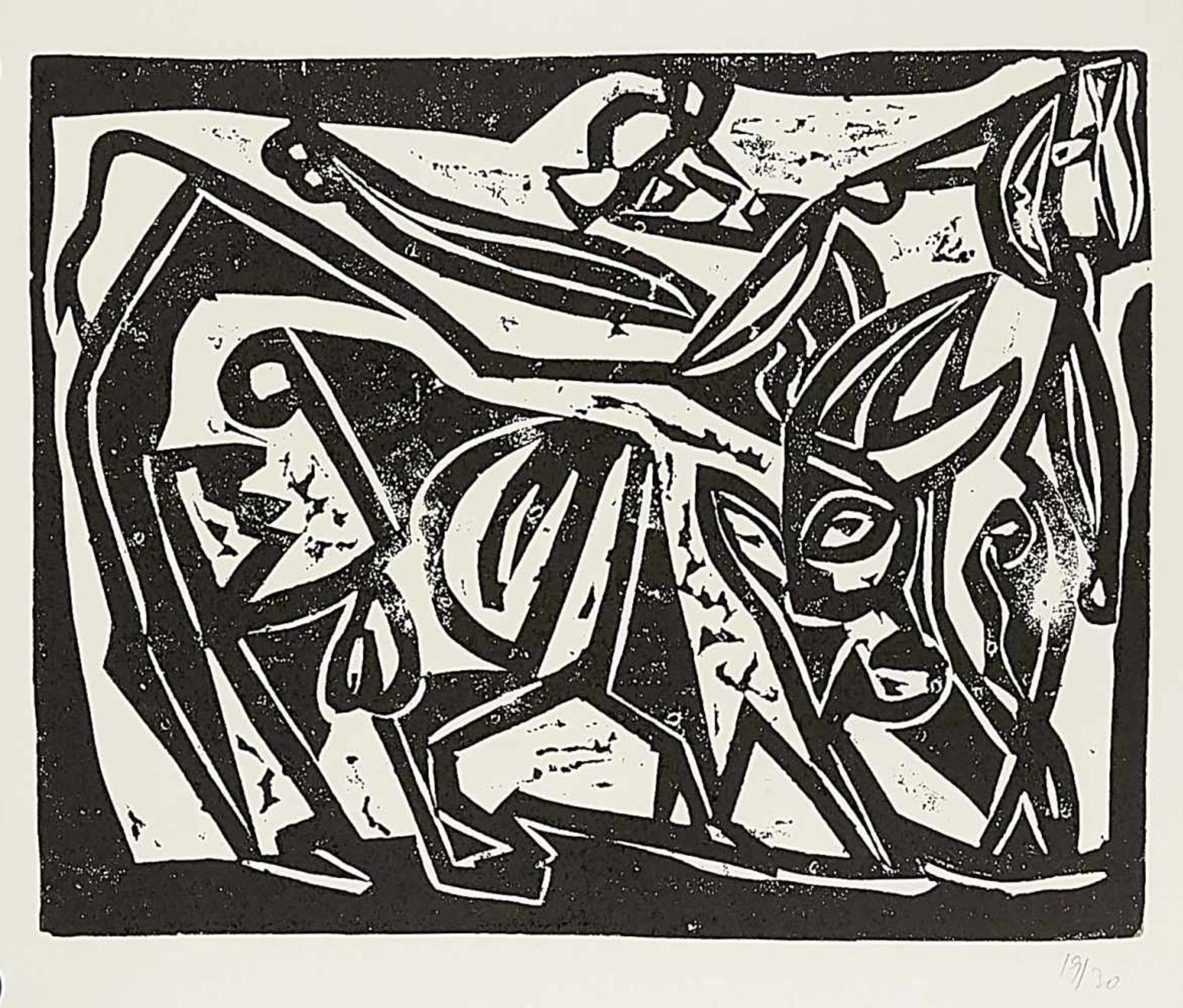 Kurt Weber (1893-1964), Austrian Expressionist, ''wood and linocuts 1, 1934-1941,